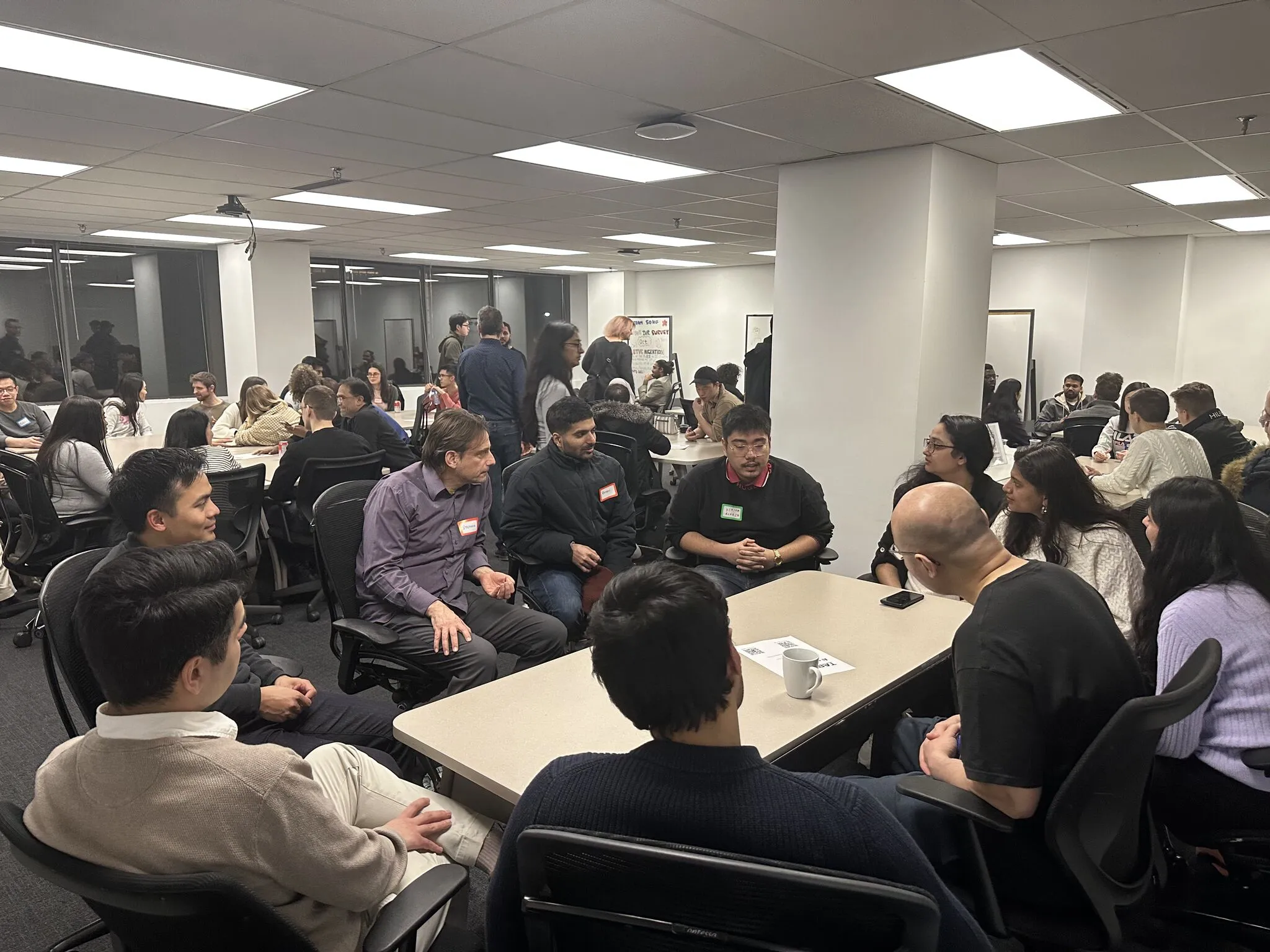 Karan hosting a generative AI meetup at the University of Toronto